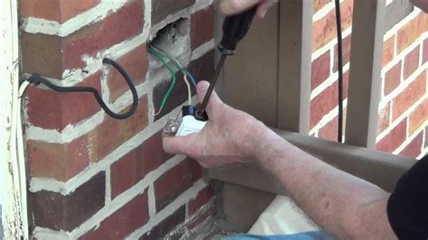 how to install commercial electrical outlet box on existing wall|installing outlet box in drywall.